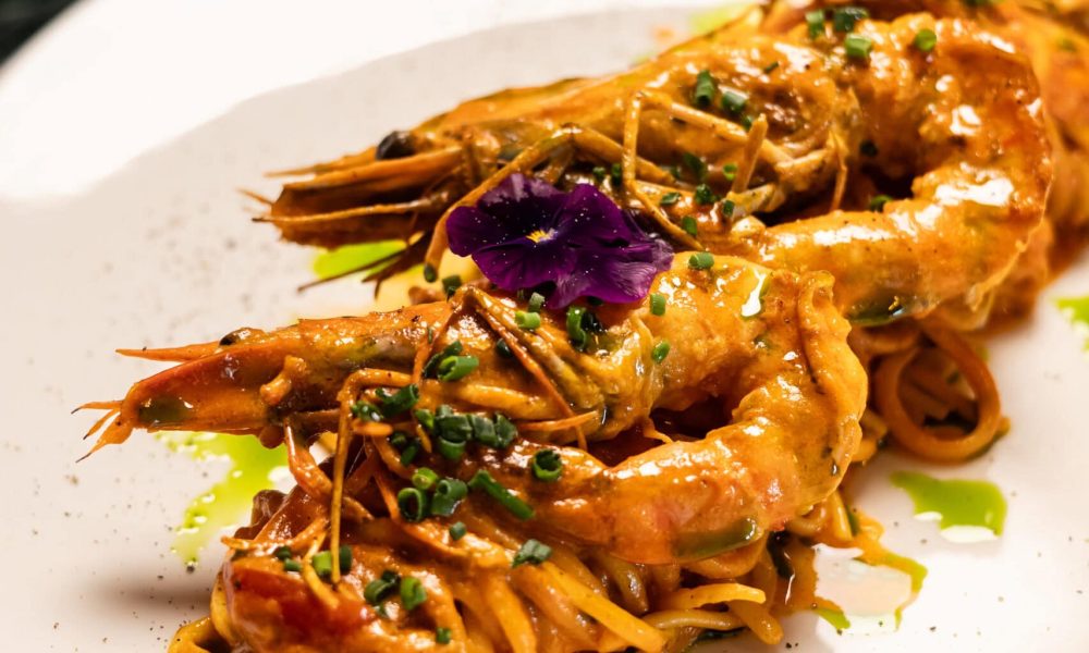 Linguini Garnelen